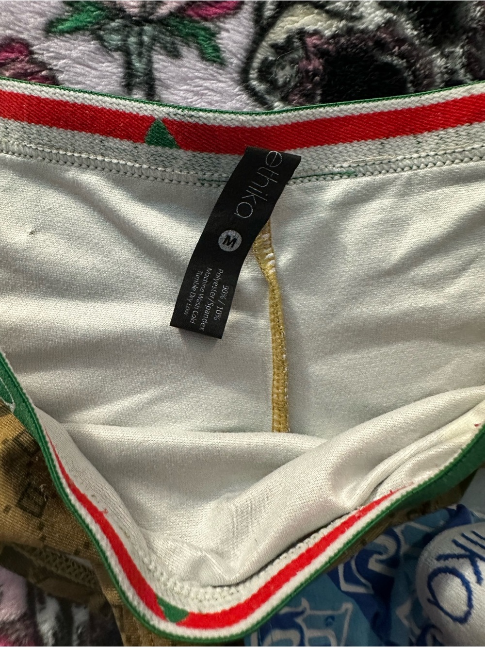 ethika Women's Blue & Gold Low-Rise Bikini Panties - Picture 5 of 5